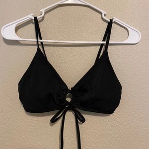 Black bikini top